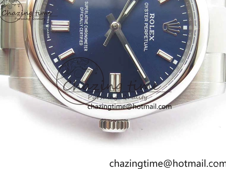 0101 UrbanChic Oyster Perpetual 36mm 126000 BP Best Edition Dark Blue Dial on SS Bracelet 2651